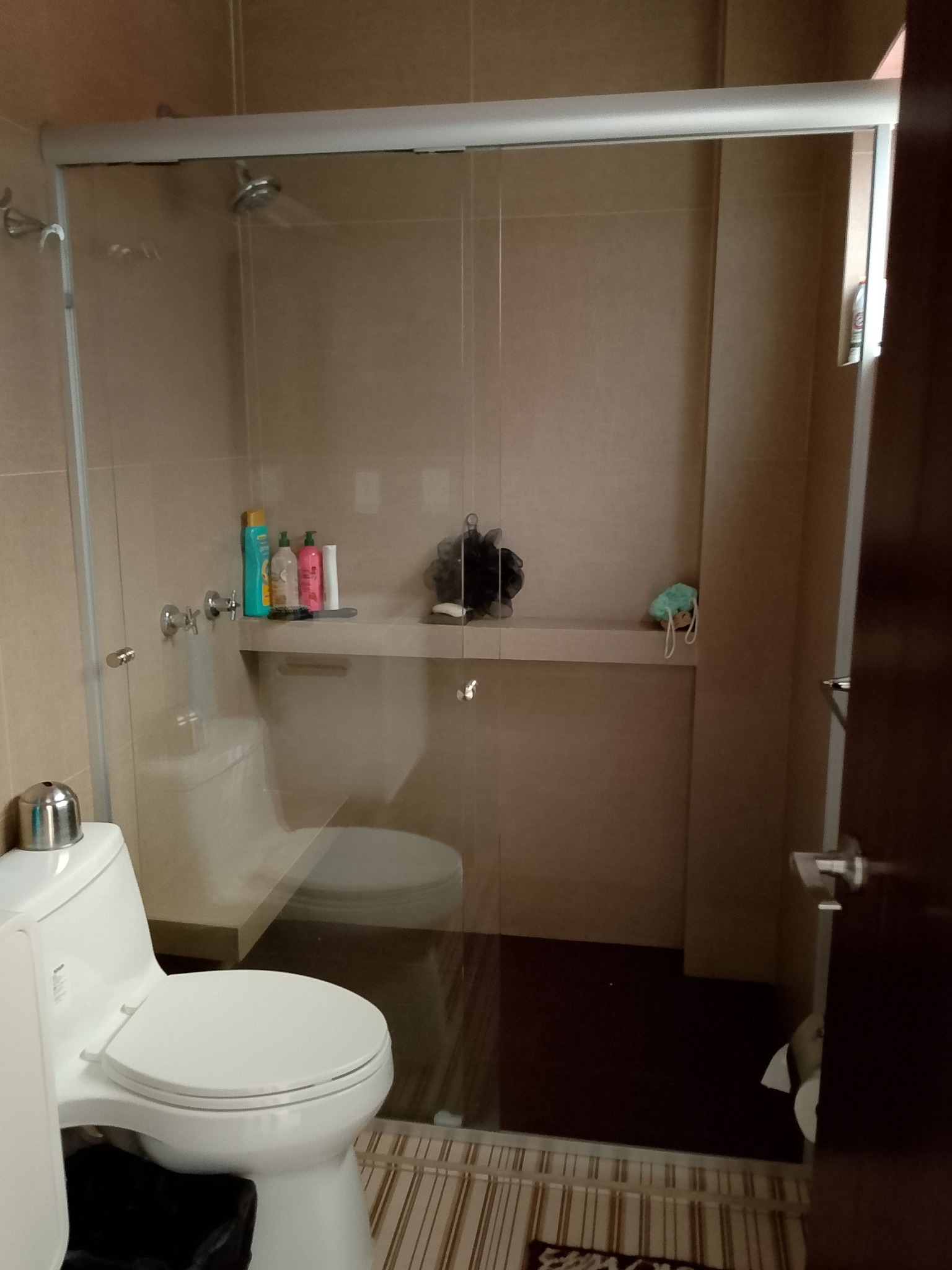 Cancel de baño en vidrio claro 6 mm